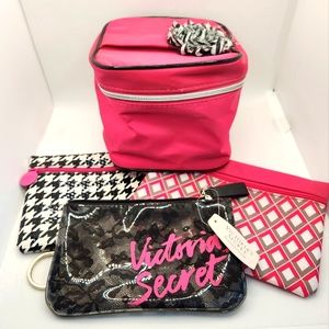 Various cosmeric make-up bags